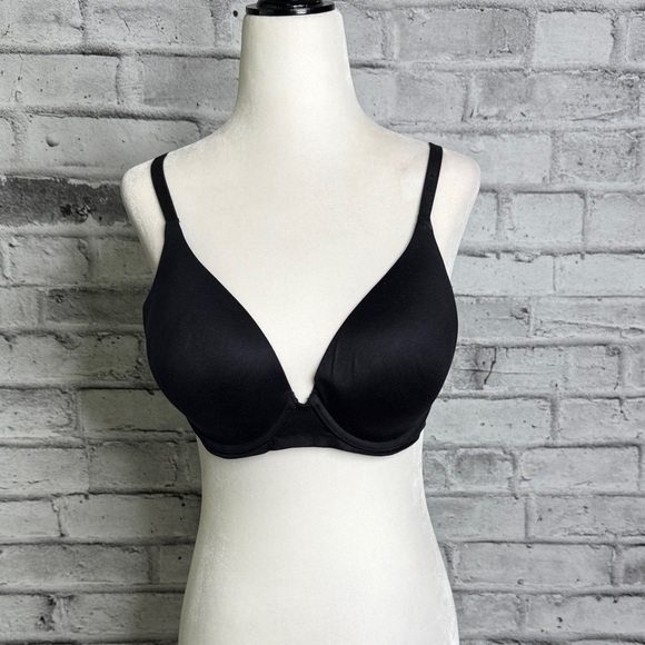 Aerie Sunnie Full Coverage Lightly Lined Black Bra - Picture 1 of 8
